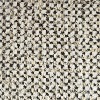 Villabon - Canapé convertible 4 places en tissu pieds épingles noirs