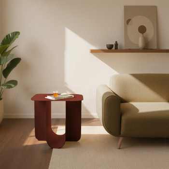 Blum - Table d'appoint en métal 43,6x40cm