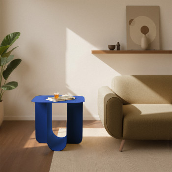 Blum - Table d'appoint en métal 43,6x40cm