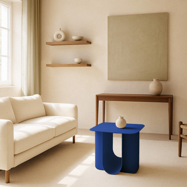 Blum - Table d'appoint en métal 43,6x40cm