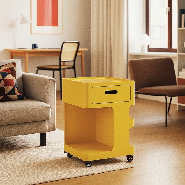 Trolet - Caisson à roulettes 1 tiroir en métal H60,5cm