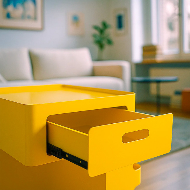 Trolet - Caisson à roulettes 1 tiroir en métal H60,5cm