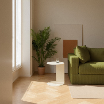 Jimy - Table d'appoint en métal H50cm