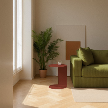 Jimy - Table d'appoint en métal H50cm