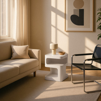 Karry - Petit meuble de rangement en métal H50cm