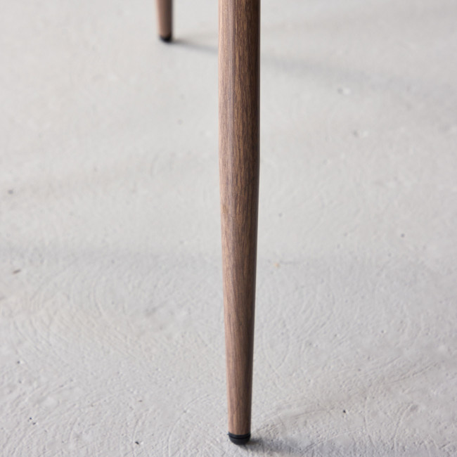 Night - Lot de 2 chaises en tissu et métal