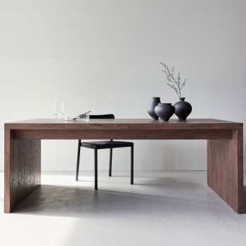 Evone - Table à manger 6 personnes en bois