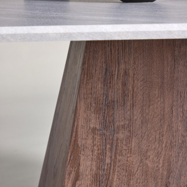 Cael - Table basse carrée en bois 80x80cm