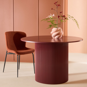 Lenox - Table à manger 4 personnes ronde en bois