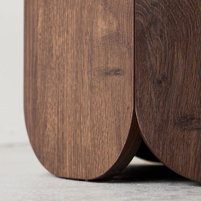 Tekla - Table basse ronde en bois ø60cm