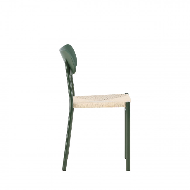 Polly - Lot de 2 chaises en métal