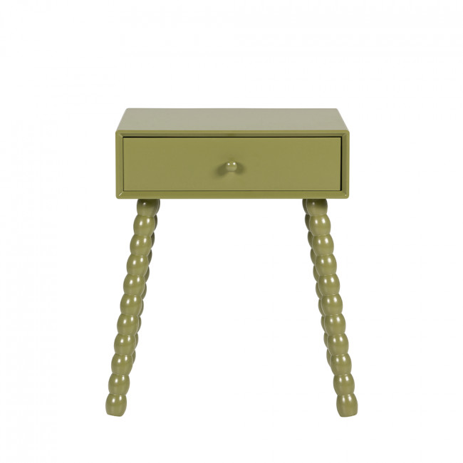 Enko - Table de chevet 1 tiroir en bois 