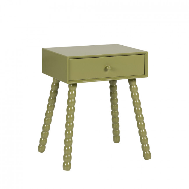 Enko - Table de chevet 1 tiroir en bois 