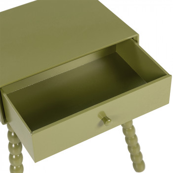 Enko - Table de chevet 1 tiroir en bois 