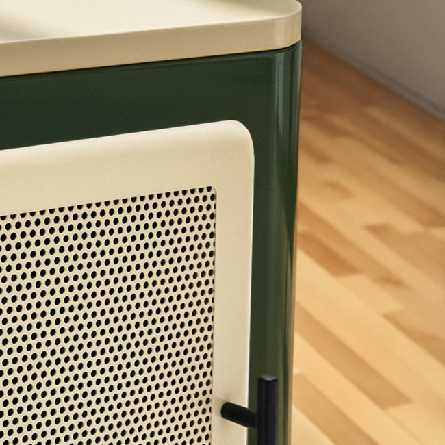 Vintagio - Table de chevet 1 porte en métal