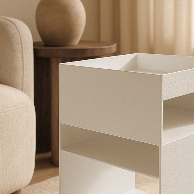 Plum - Caisson à roulettes en métal H59cm