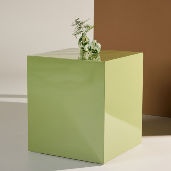 York - Table d'appoint carrée en bois 40x40cm