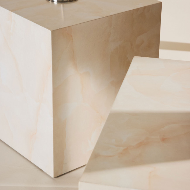 York -  Table basse effet marbre