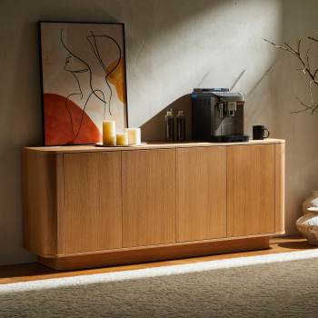 Navan - Buffet 4 portes en bois L180cm
