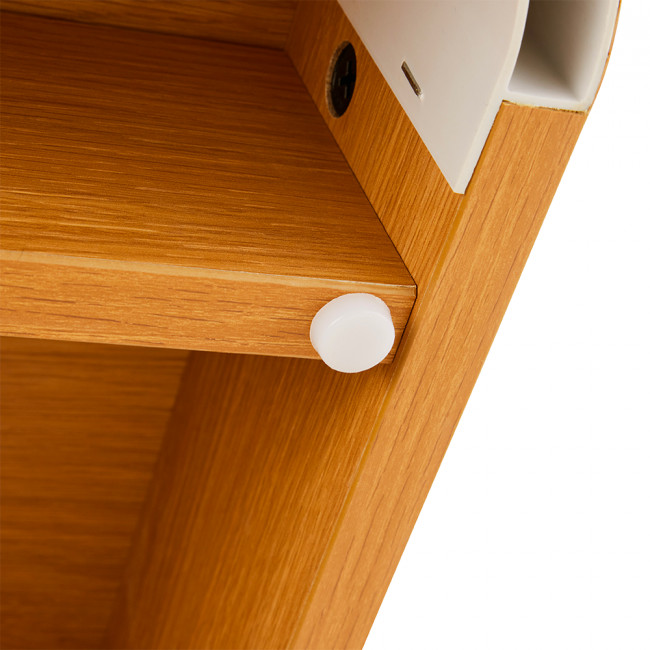 Navan - Table de chevet 2 tiroirs en bois