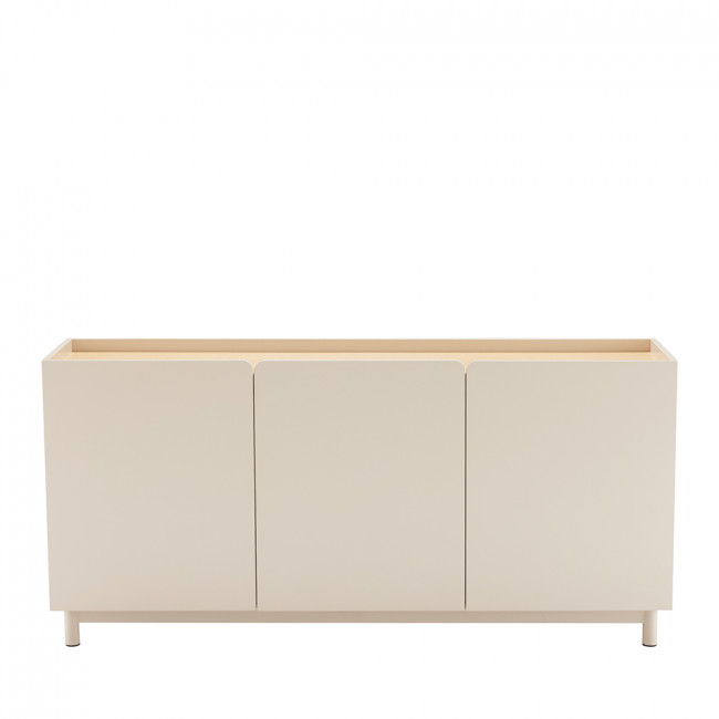 Stanley - Buffet 3 portes en bois et métal L160cm