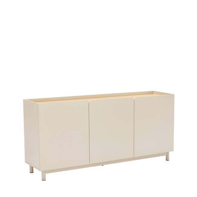 Stanley - Buffet 3 portes en bois et métal L160cm