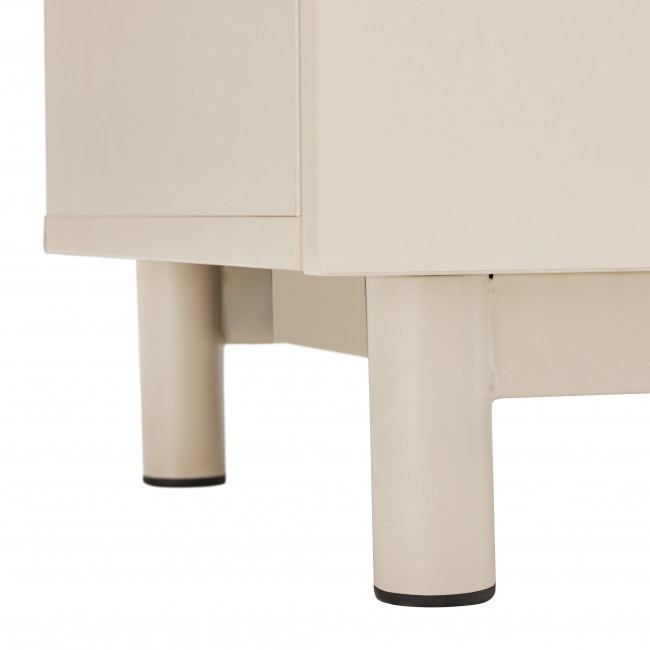 Stanley - Buffet 3 portes en bois et métal L160cm