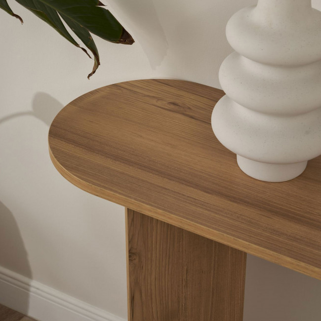 Sam - Console ovale en bois L150cm