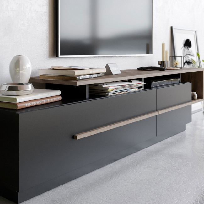 Axis - Meuble TV 2 portes en bois L180cm