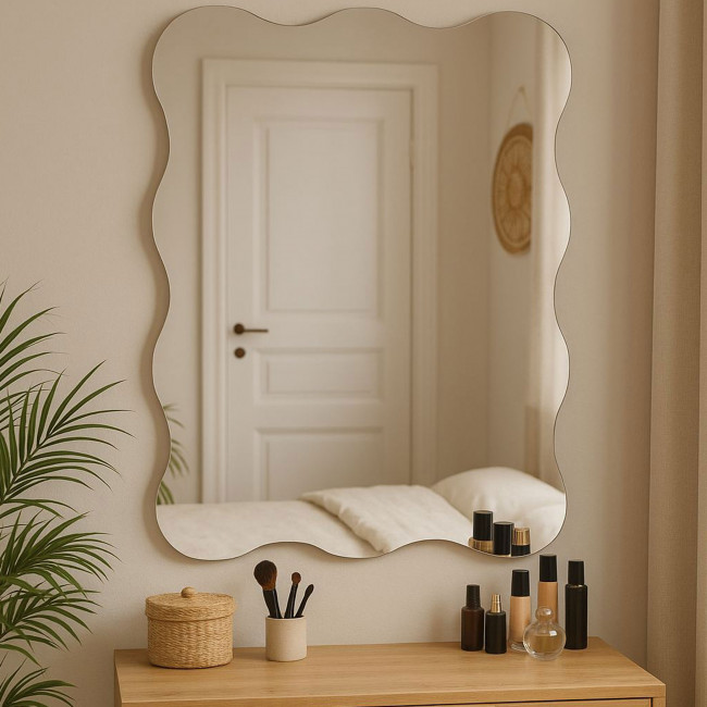 Halo - Miroir aux bords ondulés 45x60cm