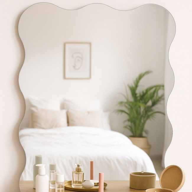 Halo - Miroir aux bords ondulés 45x60cm