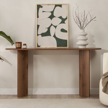 Sam - Console ovale en bois L150cm