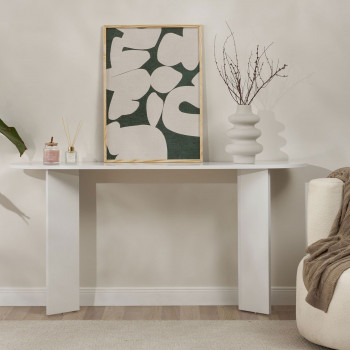 Sam - Console ovale en bois L150cm