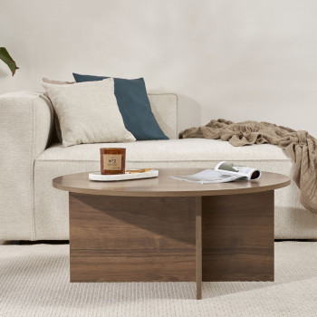 Soho - Table basse ronde en bois ø90cm