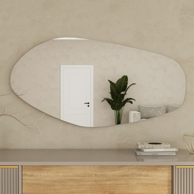 Sunleaf - Miroir de forme organique 60x120cm