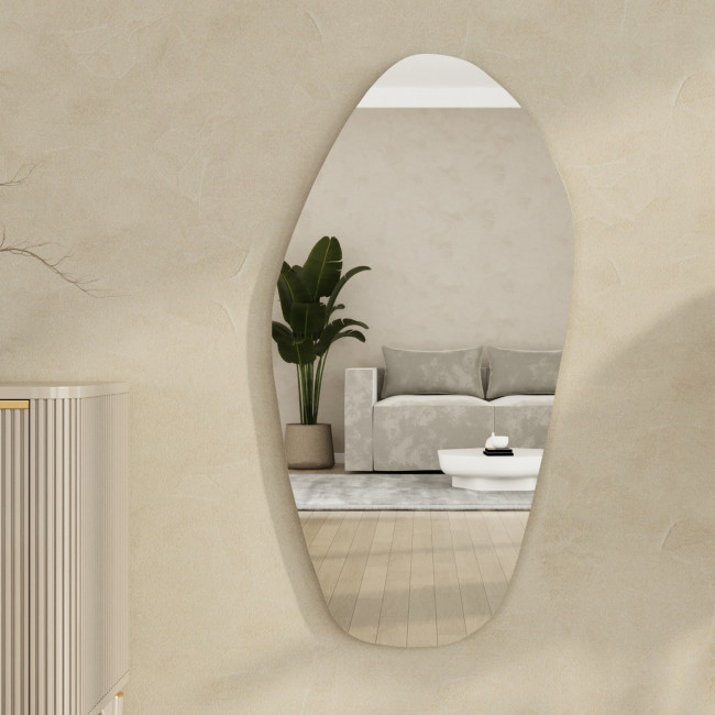 Sunleaf - Miroir de forme organique 60x120cm