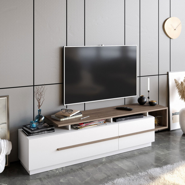 Axis - Meuble TV 2 portes en bois L180cm