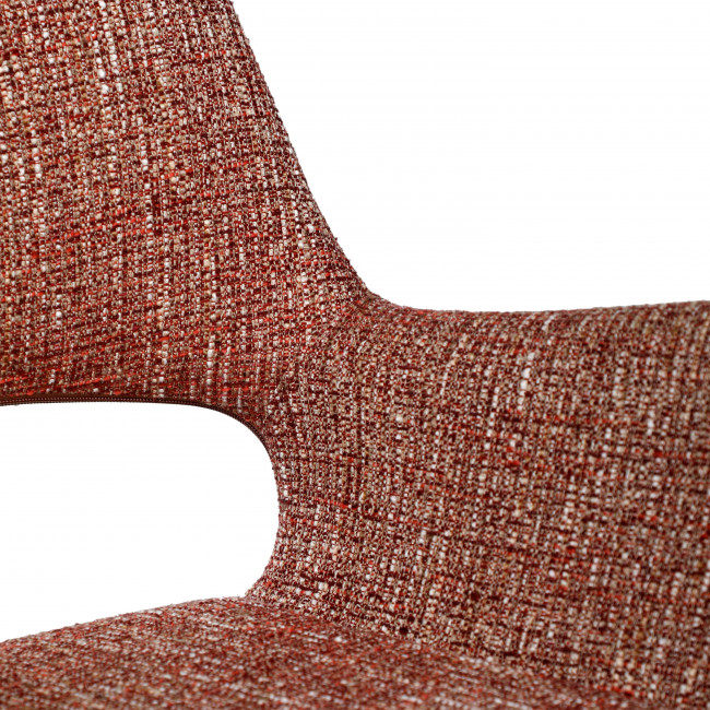 Kendo - Chaise de bureau pivotante en tissu et métal