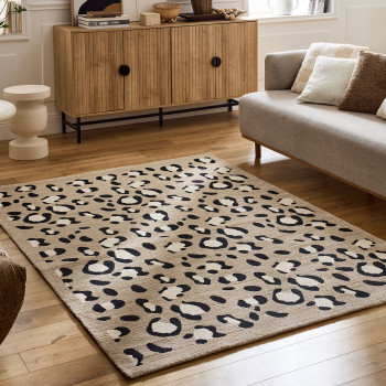 Nomad - Tapis contemporain à motifs léopard
