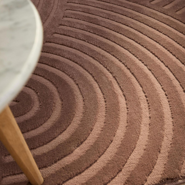 Jago - Tapis texturé à motifs en arches