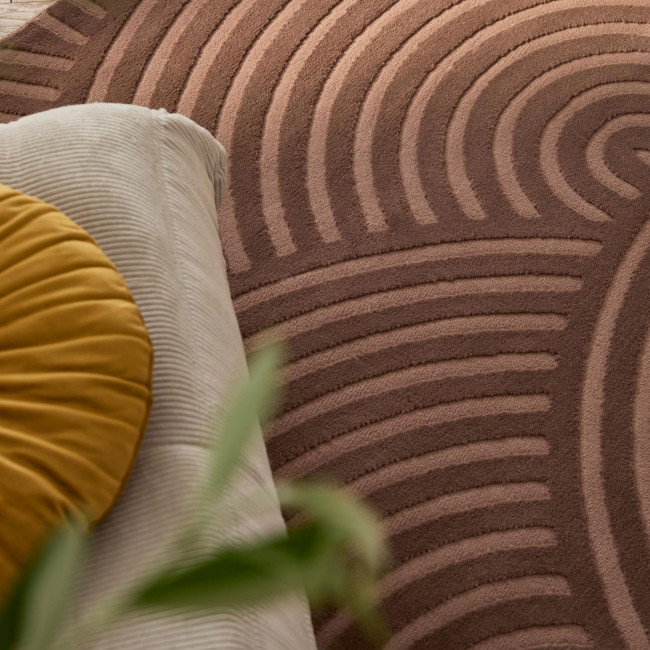 Jago - Tapis texturé à motifs en arches