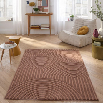 Jago - Tapis texturé à motifs en arches