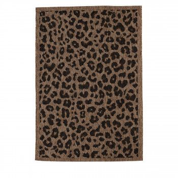Yuma - Tapis contemporain imprimé léopard