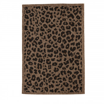 Yuma - Tapis contemporain imprimé léopard