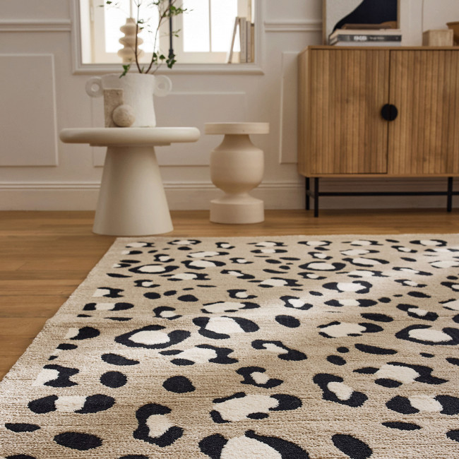Nomad - Tapis contemporain à motifs léopard