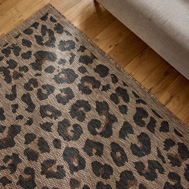 Yuma - Tapis contemporain imprimé léopard