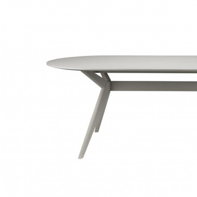 Zeme - Table à manger 6 personnes ovale en bois