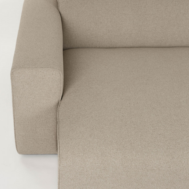 Milka - Canapé d'angle gauche 4 places en tissu