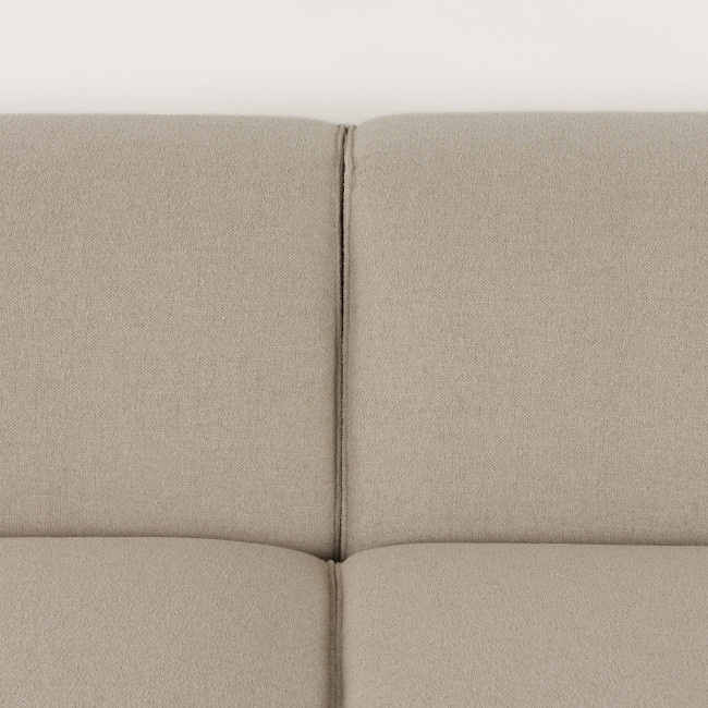 Milka - Canapé d'angle gauche 3 places en tissu