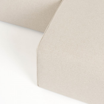 Milka - Canapé d'angle droit 3 places en tissu